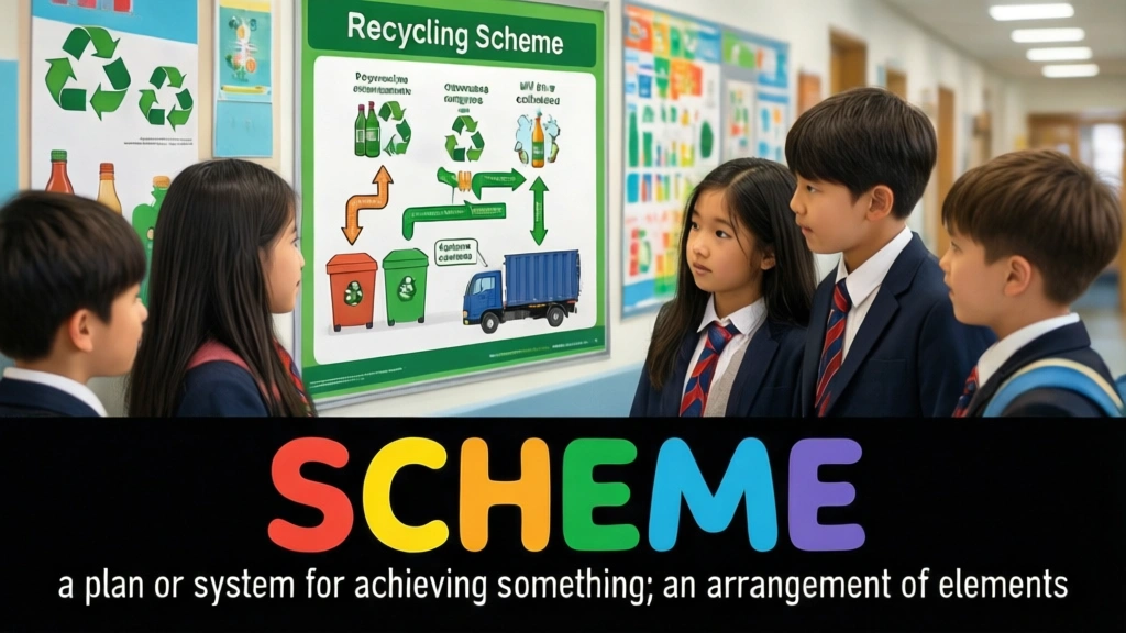 English Illustration for scheme